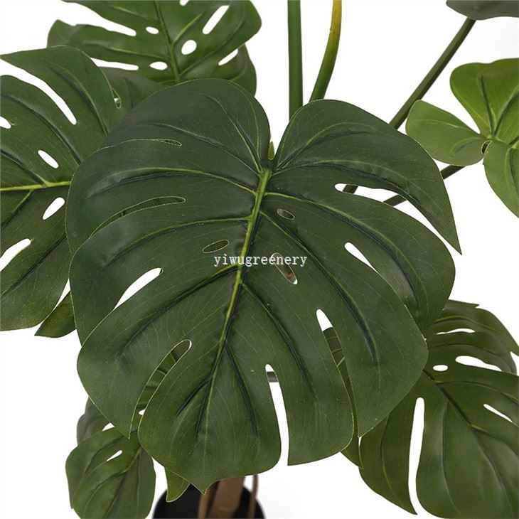 faux potted monstera